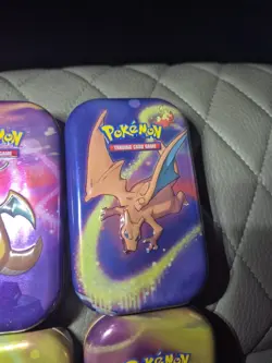 Pokemon TCG Kanto Power Empty Mini Tin Lot of 4 Dragonite Mewtwo Pikachu Chariza - Image 3