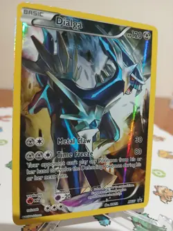 Pokemon Dialga XY77 Black Star Promo Rare Holo Card 2015 Full Art LP/Excellent - Image 5