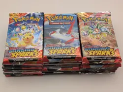 Lot of 30 Pokemon TCG Surging Sparks Booster Packs - New/Sealed/Loose - Image 1