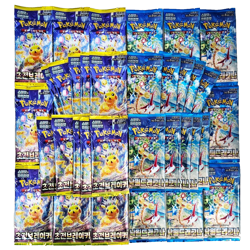 30x Pokemon TCG Booster Pack Lot Cards SET Surging Sparks Factory Sealed KOREAN - Image 1