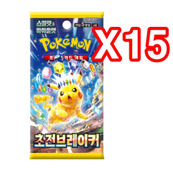 30x Pokemon TCG Booster Pack Lot Cards SET Surging Sparks Factory Sealed KOREAN - Image 2