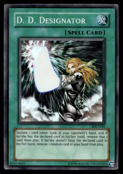 D.D. DESIGNATOR IOC-039 SUPER RARE INVASION OF CHAOS YU-GI-OH - Image 1