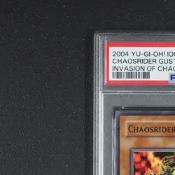 PSA 9 1ST ED - CHAOSRIDER GUSTAPH - YU-GI-OH! IOC-018 INVASION OF CHAOS /N79 - Image 3