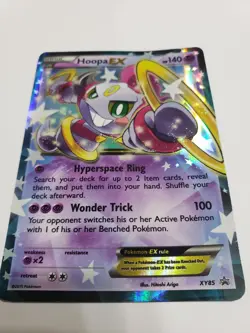 Hoopa EX Full Art 89/98 - XY Ancient Origins Ultra Rare Holo Pokemon Card LP - Image 3