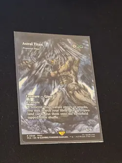 MTG, Astral Tiran Primeval Titan (Showcase) 48,Final Fantasy, NM, ENGLISH, RARE - Image 1