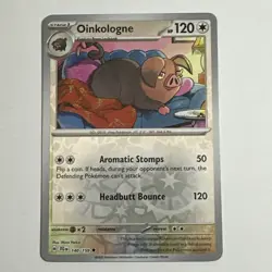 Oinkologne 140/159 Reverse Holo Card Journey Together JTG Pokemon TCG NM - Image 1