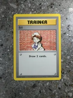 Pokemon TCG Cards SHADOWLESS Base Set Bill 91/102 - Image 1