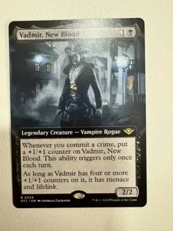 Vadmir, New Blood Extended (NM Non-Foil) OTJ-0329 Rare MTG - Image 1