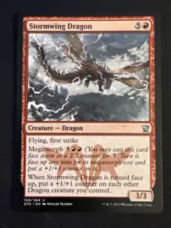 1x Stormwing Dragon (159) Dragons of Tarkir LP MTG Magic the Gathering x1 MKE - Image 1