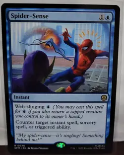 Spider-Sense 254 MTG Marvel's Spider-Man Rare Extended Art NM - Image 1
