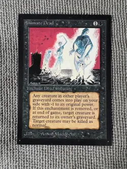 Animate Dead 1993 Collector's Edition Enchantment Magic: the Gathering (CE) 🔥 - Image 2