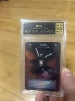 Witch (foil) Promo Alpha Investments PCG 9.5 Mint Sorcery: Contested Realm Rare! - Image 2