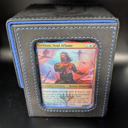 MTG - Custom Dragon Commander Deck - Blue/Red - Sarkhan - Includes Case/Sleeves - Image 1