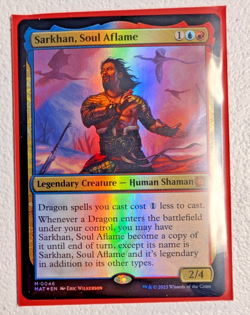 MTG - Custom Dragon Commander Deck - Blue/Red - Sarkhan - Includes Case/Sleeves - Image 2