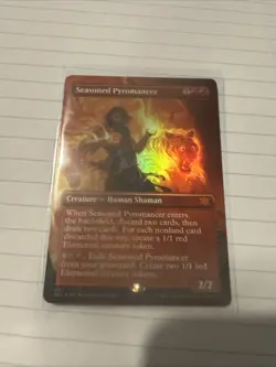 Seasoned Pyromancer - Foil Extended Art 2X2 NM MTG - Image 1