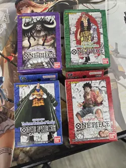One Piece TCG - 1st Edition - Super Pre-Release Starter Deck set - ST01-ST04 - Image 1