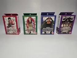 One Piece TCG - 1st Edition - Super Pre-Release Starter Deck set - ST01-ST04 - Image 1