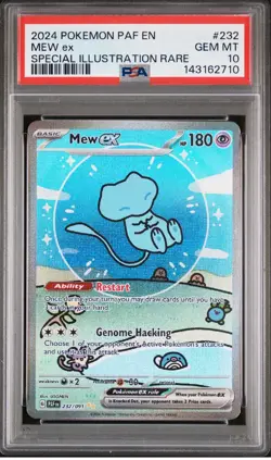 POKEMON PSA 10 2024 SV Paldean Fates Mew ex 232/091 - Image 1