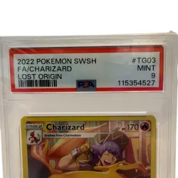 Pokemon SWSH FA/Charizard Lost Origin PSA 9 MINT Graded 2022 115354527 - Image 2