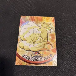 1999 Topps Pokemon Tv Animation Ninetales #38 Holo - Image 1