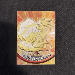 1999 Topps Pokemon Tv Animation Ninetales #38 Holo - Image 4