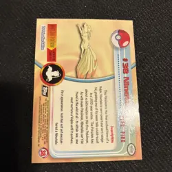 1999 Topps Pokemon Tv Animation Ninetales #38 Holo - Image 5