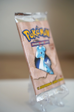 Pokemon TCG 1999 1st Edition Fossil Booster Pack Lapras Art WOTC Sealed Vintage - Image 4