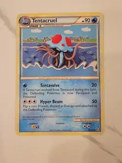 Tentacruel 50/102 HeartGold SoulSilver Triumphant Pokemon TCG Card - NM - Image 1