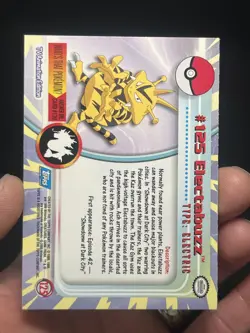 2000 Topps Pokemon TV Animation Edition Series 3 Non Holo #125 Electabuzz - Image 3