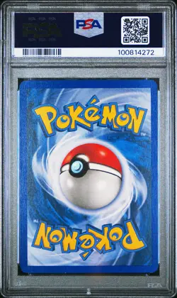 2002 POKEMON EXPEDITION #37 BLASTOISE-REVERSE FOIL PSA 8 - Image 2