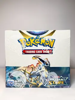 Pokemon Brilliant Stars Booster Box SEALED w/ Protective Case - Image 1