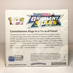 Pokemon Brilliant Stars Booster Box SEALED w/ Protective Case - Image 2