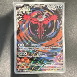Pokemon Yveltal (Full Art Illustration Rare) 205/182 SV04: Paradox Rift Holo - Image 1