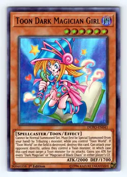 Yugioh Toon Dark Magician Girl DUPO-EN041 Ultra Rare - NM 💎 - Image 1