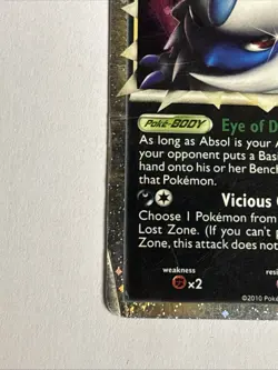 2010 Pokemon HG & SS Triumphant Absol Prime 91/102 - Image 2