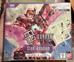 Gundam Card Game Booster Box Steel Requiem GD03 English - Image 1