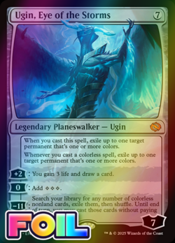 x1 Ugin, Eye of the Storms TDM MTG 1 FOIL MYTHIC M/NM 1x - Image 1