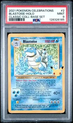 Pokemon Celebrations Big 3 Set Lot Graded PSA 9 Charizard - Blastoise - Venusaur - Image 2