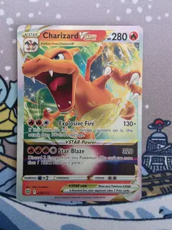 Pokemon Charizard VSTAR Brilliant Stars 18/172 Near Mint NM Condition - Image 1