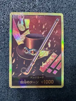 DON !! Card Sabo Gold Frame Premium Booster ONE PIECE Card The Best PRB01 Japan - Image 1