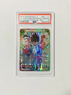 Kaio-Ken Son Goku, Defender of Earth #BT7-111 PSA 10 Dragon Ball Card AOS - Image 1