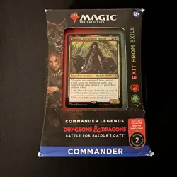 Magic Commander Legends Battle for Baldur's Gate Deck - Exit from Exile MTG NEW - Image 1
