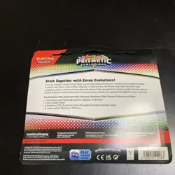 Pokemon TCG Scarlet Violet Prismatic Evolutions Tech Sticker Collection Glaceon - Image 3