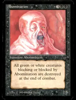 Abomination LP Light Play Legends MTG [6870] - Image 1