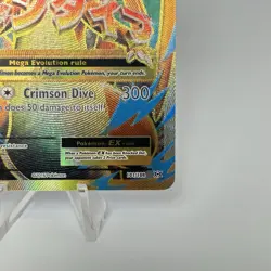 M Charizard EX (Full Art) 101/108 Evolutions Holo LP Full Art Pokemon - Image 4