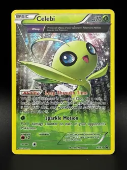 Celebi XY93 Holo Pokemon XY Promos Black Star Full Art 2015 - Image 1