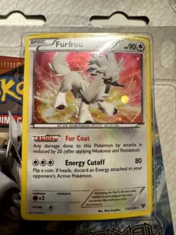 Pokemon TCG: Primal Clash 3-pack Blister Set With FurFrou Rare - Image 4