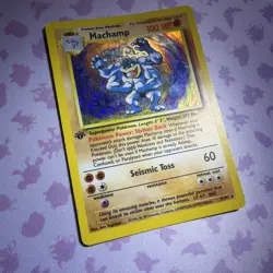 Machamp 8/102 1st Edition Holo Rare - Base Set WotC 1999 Pokemon TCG MP - Image 5