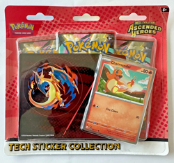 NEW Pokemon Ascended Heroes Tech Sticker Collection - Charmander [SEALED] - Image 1