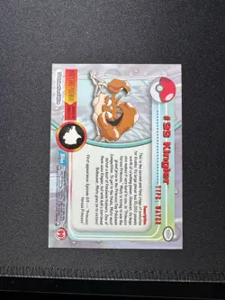 Pokemon TCG Kingler Kingler #99 Pokemon 2000 Topps TV - Image 5